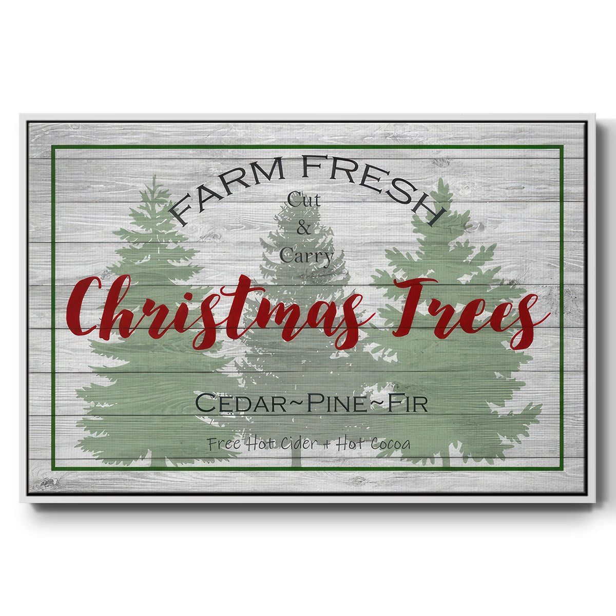 Farm Fresh - Floater Framed Canvas Print