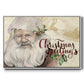 Christmas Greetings Collection A - Floater Framed Canvas Print