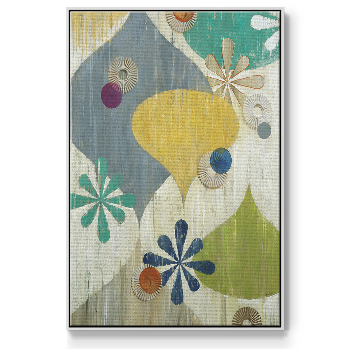 Asterisk - Floater Framed Canvas Print
