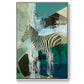Crossing the Lines - Floater Framed Canvas Print