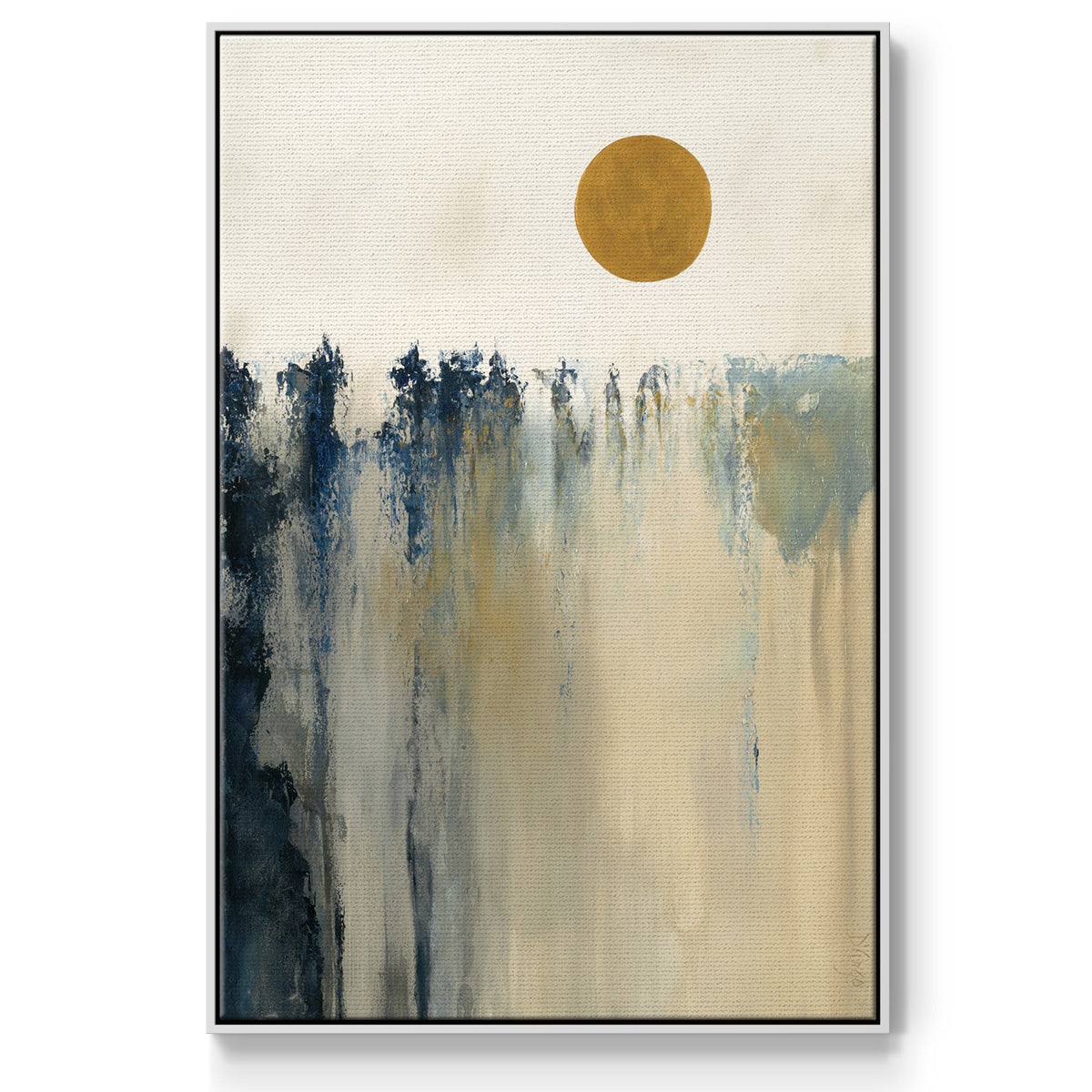 Equilibrium - Floater Framed Canvas Print
