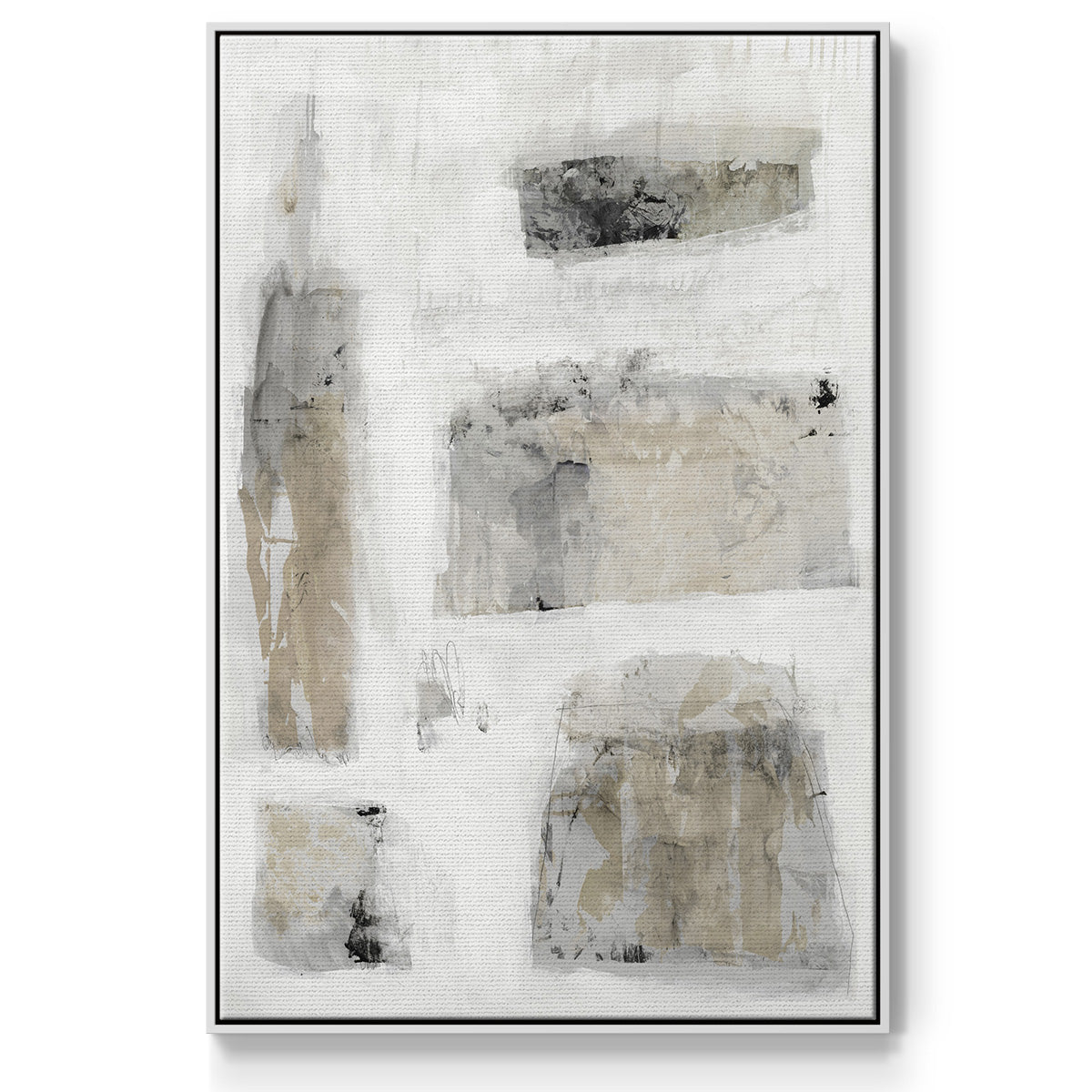 A Simple Love II V30 - Floater Framed Canvas Print