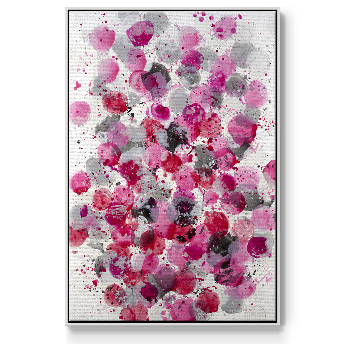 Bouquet - Floater Framed Canvas Print