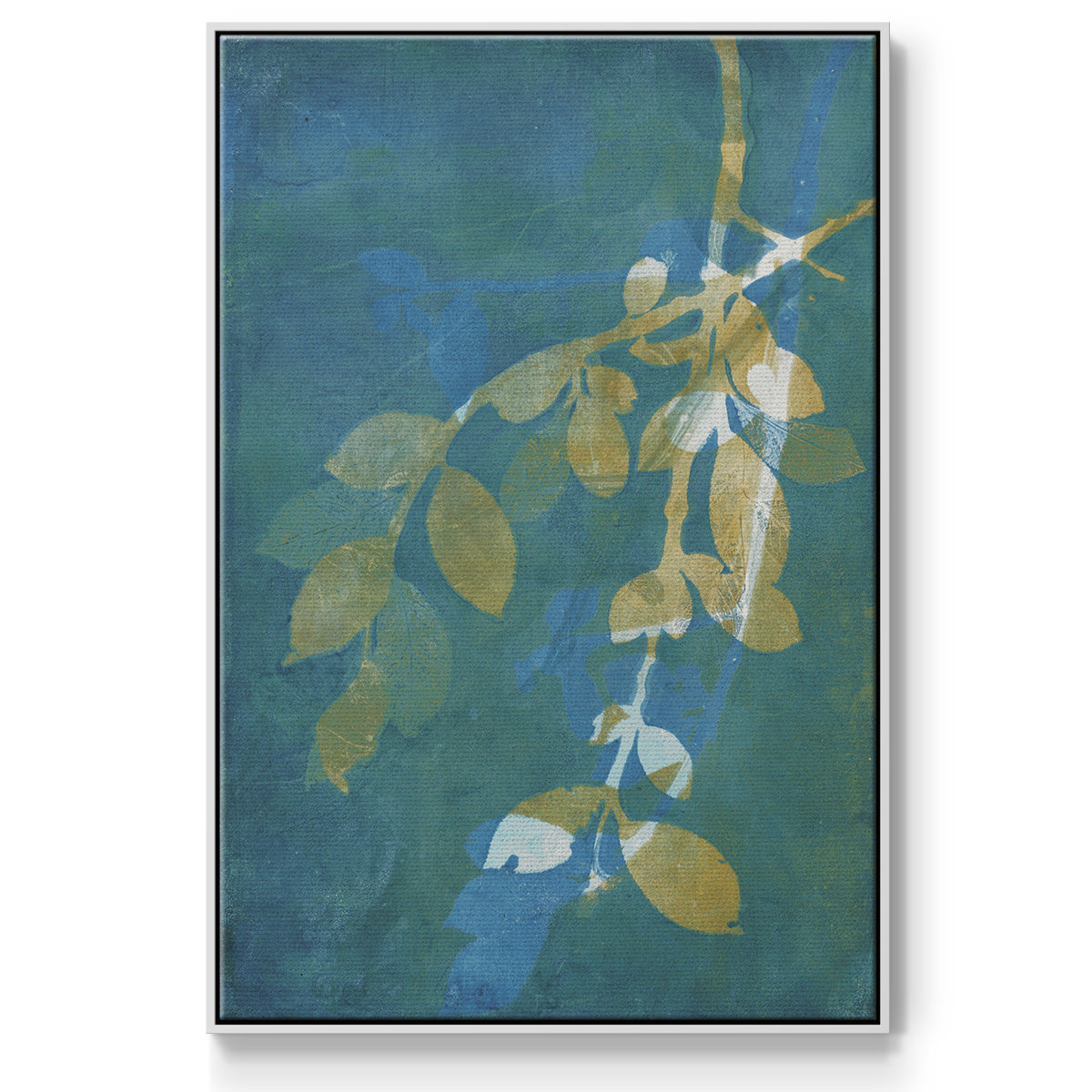 Branching Out XX - Floater Framed Canvas Print