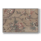 Vintage Abstract Print XVIII - Floater Framed Canvas Print