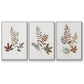 Autumn Leaves I - Floater Framed Canvas Set