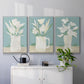 Muted Spring Arrangement I - Floater Framed Canvas Set