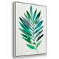 Palm Frond Flow I - Floater Framed Canvas Set