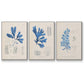 Blue Marine Algae VI - Floater Framed Canvas Set
