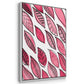 Patterned Leaf Shapes I - Floater Framed Canvas Set