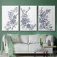 Periwinkle Patch I - Floater Framed Canvas Set