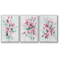 Posy Blooms I - Floater Framed Canvas Set