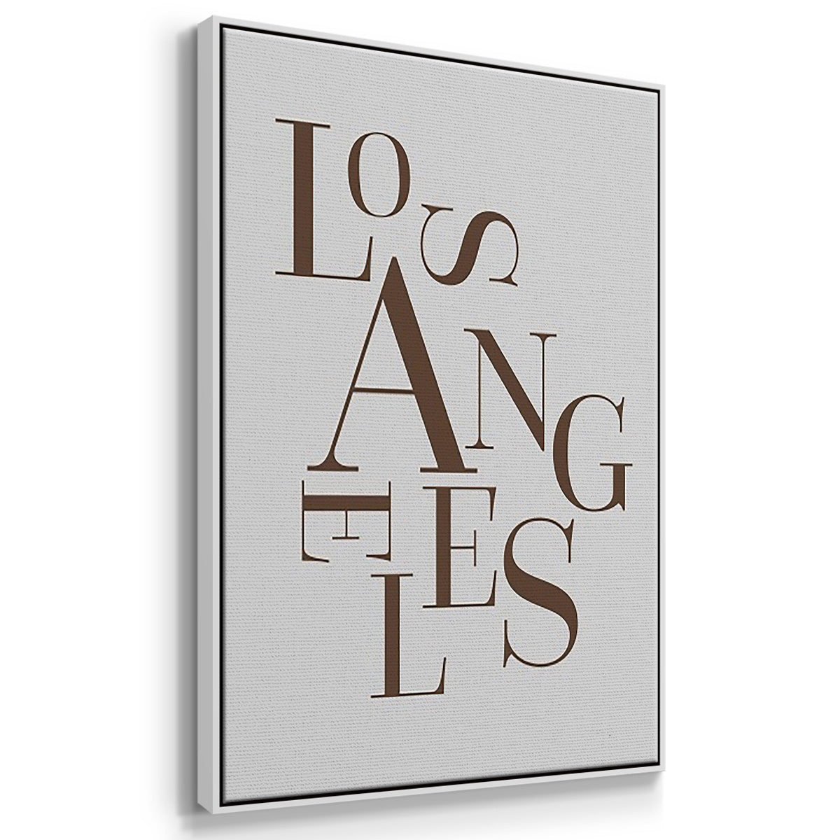 Neutral City Center Type I - Floater Framed Canvas Set