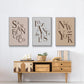 Neutral City Center Type I - Floater Framed Canvas Set