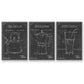 Morning Routine IV - Floater Framed Canvas Set