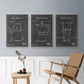 Morning Routine IV - Floater Framed Canvas Set