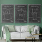 Morning Routine IV - Floater Framed Canvas Set