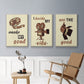 Movie Time I - Floater Framed Canvas Set