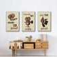 Movie Time I - Floater Framed Canvas Set