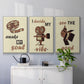 Movie Time I - Floater Framed Canvas Set