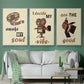 Movie Time I - Floater Framed Canvas Set