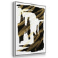 Onyx Obelisks I - Floater Framed Canvas Set