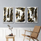 Onyx Obelisks I - Floater Framed Canvas Set