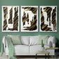 Onyx Obelisks I - Floater Framed Canvas Set