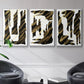 Onyx Obelisks I - Floater Framed Canvas Set