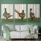 Pheasant Shooting Party 5 - Floater Framed Canvas Set