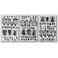 Grey Arches I - Floater Framed Canvas Set
