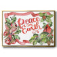 Cardinal Holly Christmas Collection A - Floater Framed Canvas Print