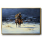 Bringing Christmas Home - Floater Framed Canvas Print