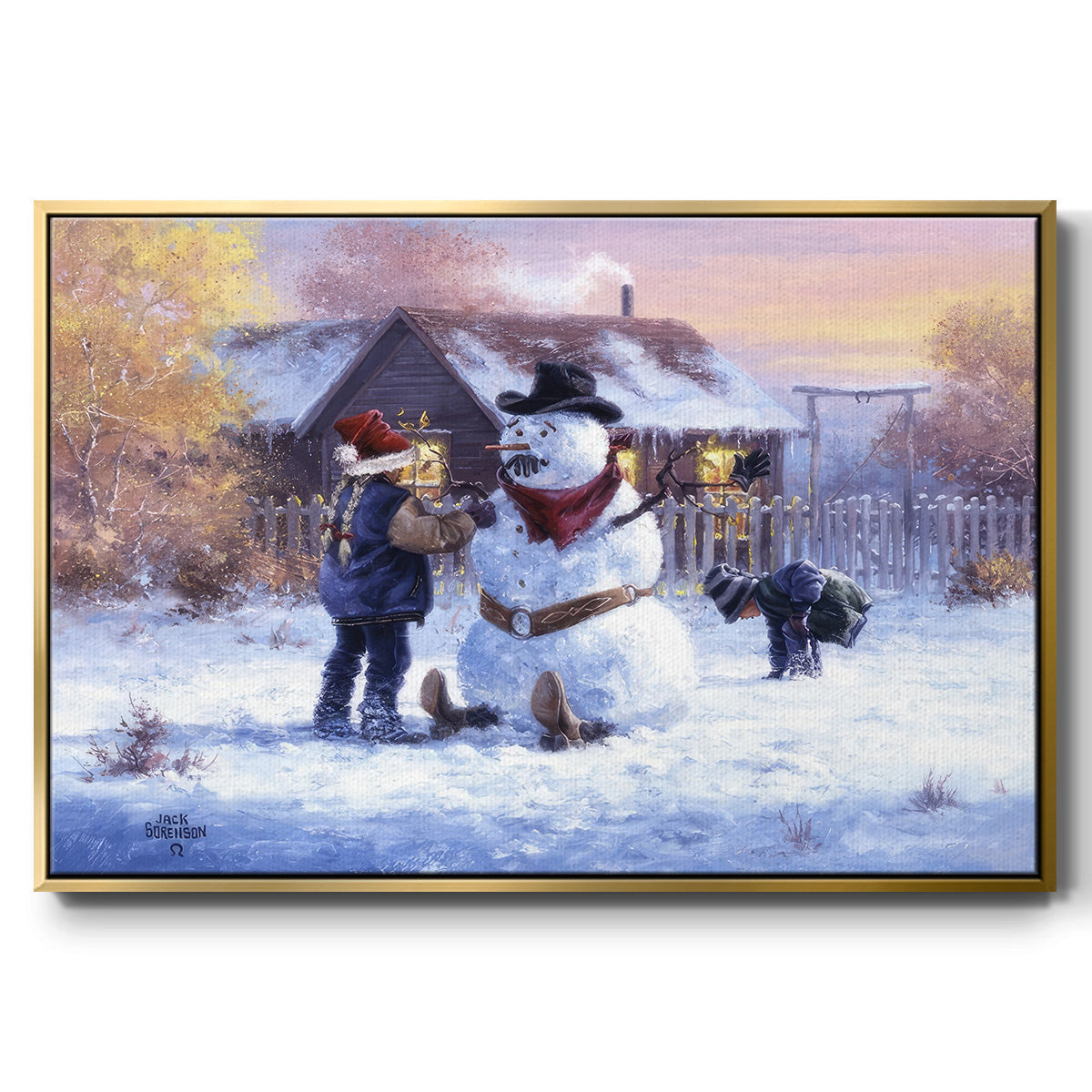 Gonna Be in Trouble - Floater Framed Canvas Print