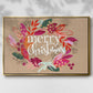 Crafty Christmas Collection A - Floater Framed Canvas Print