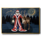 Celestial Christmas Collection A - Floater Framed Canvas Print
