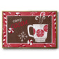 Cozy Cocoa Christmas Collection A - Floater Framed Canvas Print