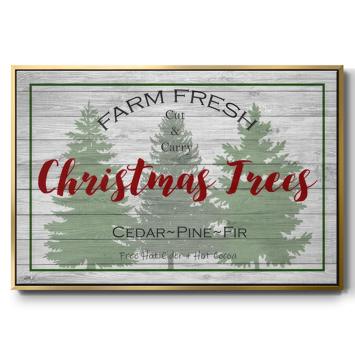 Farm Fresh - Floater Framed Canvas Print