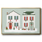 Festive Front Door Collection A - Floater Framed Canvas Print