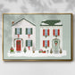 Festive Front Door Collection A - Floater Framed Canvas Print
