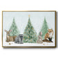 Christmas in the Forest Collection A - Floater Framed Canvas Print