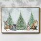 Christmas in the Forest Collection A - Floater Framed Canvas Print