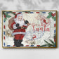 Christmas Par Avion I - Floater Framed Canvas Print
