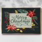 Bright Christmas Night Collection A - Floater Framed Canvas Print