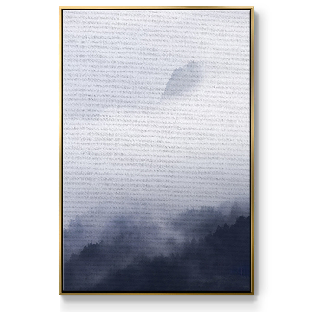 Above the Clouds - Floater Framed Canvas Print