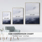 Above the Clouds - Floater Framed Canvas Print