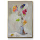 Neoplitan Floral - Floater Framed Canvas Print