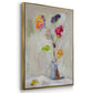 Neoplitan Floral - Floater Framed Canvas Print