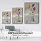 Neoplitan Floral - Floater Framed Canvas Print