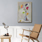 Neoplitan Floral - Floater Framed Canvas Print